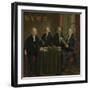 Four Chief-Commissioners of the Harbors-Wybrand Hendriks-Framed Art Print