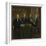 Four Chief-Commissioners of the Harbors-Wybrand Hendriks-Framed Art Print