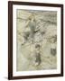 Four Children at the Seashore, 1910 (W/C on Paper)-Arthur Rackham-Framed Giclee Print