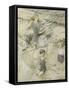 Four Children at the Seashore, 1910 (W/C on Paper)-Arthur Rackham-Framed Stretched Canvas