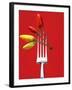 Four Chili Peppers on a Fork-Marc O^ Finley-Framed Photographic Print