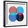 Four Circles I-Eline Isaksen-Framed Art Print