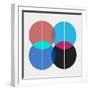 Four Circles I-Eline Isaksen-Framed Art Print