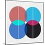 Four Circles I-Eline Isaksen-Mounted Art Print