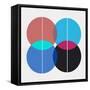 Four Circles I-Eline Isaksen-Framed Stretched Canvas