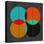 Four Circles II-Eline Isaksen-Stretched Canvas