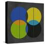 Four Circles III-Eline Isaksen-Stretched Canvas