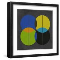 Four Circles III-Eline Isaksen-Framed Art Print