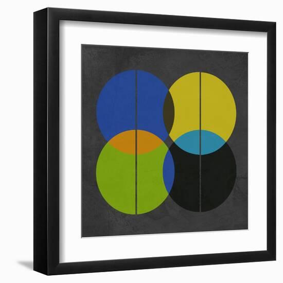 Four Circles III-Eline Isaksen-Framed Art Print