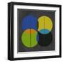 Four Circles III-Eline Isaksen-Framed Art Print