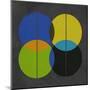 Four Circles III-Eline Isaksen-Mounted Art Print