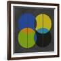 Four Circles III-Eline Isaksen-Framed Art Print