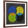 Four Circles III-Eline Isaksen-Framed Art Print