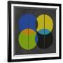 Four Circles III-Eline Isaksen-Framed Art Print