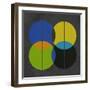 Four Circles III-Eline Isaksen-Framed Art Print