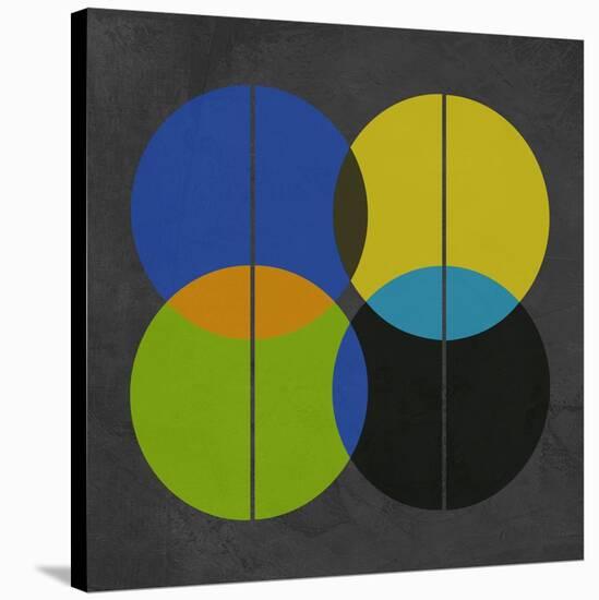 Four Circles III-Eline Isaksen-Stretched Canvas