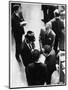 Four City Traders on the London Stock Exchange Compare Notes-null-Mounted Art Print