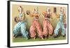 Four Clowns with Concertinas-null-Framed Stretched Canvas