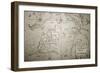 Four Corners Map, 1800-null-Framed Giclee Print