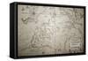 Four Corners Map, 1800-null-Framed Stretched Canvas