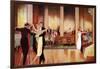 Four Couples Take Advantage of the Dance-Floor in a Smart Restaurant-null-Framed Photographic Print