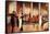 Four Couples Take Advantage of the Dance-Floor in a Smart Restaurant-null-Framed Stretched Canvas