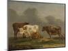 Four Cows in a Meadow-Paulus Potter-Mounted Art Print