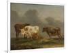 Four Cows in a Meadow-Paulus Potter-Framed Art Print