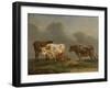 Four Cows in a Meadow-Paulus Potter-Framed Art Print