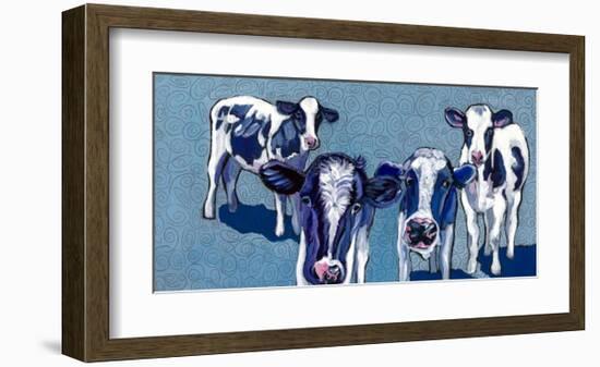 Four Cows-Kathryn Wronski-Framed Premium Giclee Print