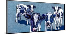 Four Cows-Kathryn Wronski-Mounted Premium Giclee Print