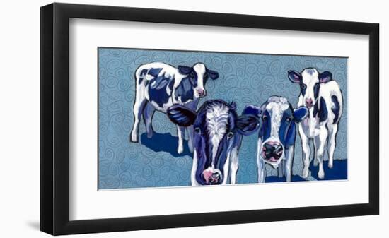 Four Cows-Kathryn Wronski-Framed Art Print