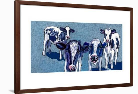 Four Cows-Kathryn Wronski-Framed Art Print