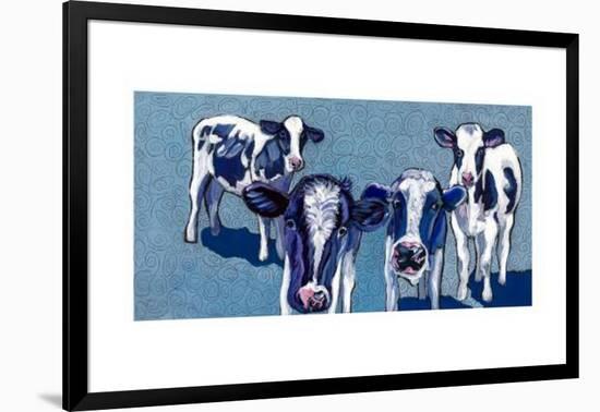 Four Cows-Kathryn Wronski-Framed Art Print