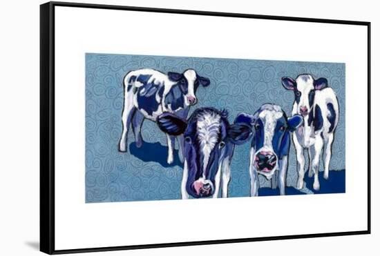 Four Cows-Kathryn Wronski-Framed Stretched Canvas