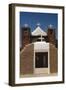 Four Crosses Adobe Church of Taos Pueblo-George Oze-Framed Photographic Print