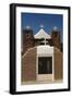 Four Crosses Adobe Church of Taos Pueblo-George Oze-Framed Photographic Print