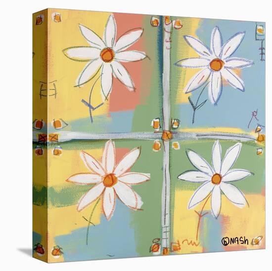 Four Daisies-Brian Nash-Stretched Canvas