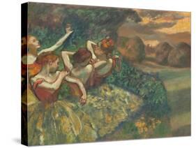 Four Dancers by Edgar Degas-Edgar Degas-Stretched Canvas