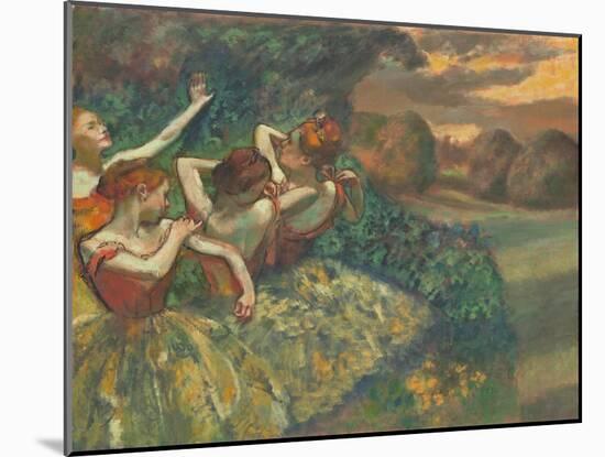 Four Dancers by Edgar Degas-Edgar Degas-Mounted Giclee Print