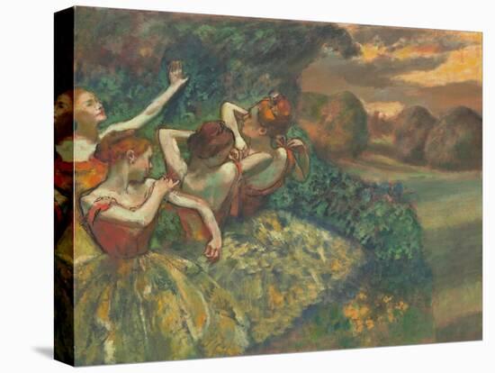 Four Dancers by Edgar Degas-Edgar Degas-Stretched Canvas