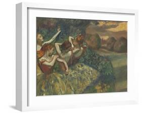 Four Dancers, C.1899-Edgar Degas-Framed Giclee Print