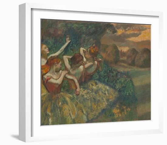 Four Dancers-Edgar Degas-Framed Giclee Print