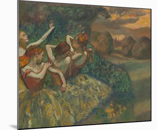 Four Dancers-Edgar Degas-Mounted Giclee Print