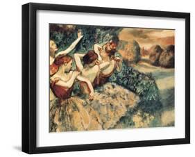 Four Dancers-Edgar Degas-Framed Art Print