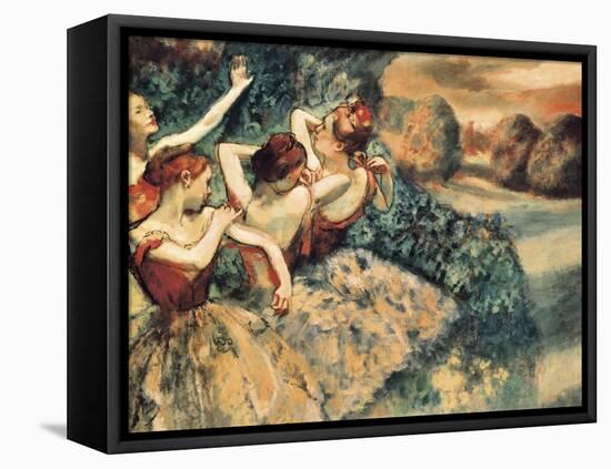 Four Dancers-Edgar Degas-Framed Stretched Canvas