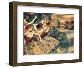 Four Dancers-Edgar Degas-Framed Art Print