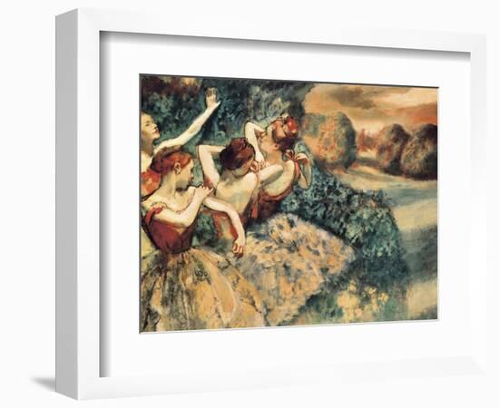 Four Dancers-Edgar Degas-Framed Art Print