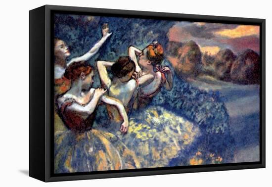 Four Dancers-Edgar Degas-Framed Stretched Canvas