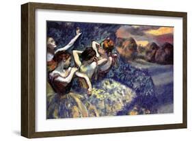 Four Dancers-Edgar Degas-Framed Art Print